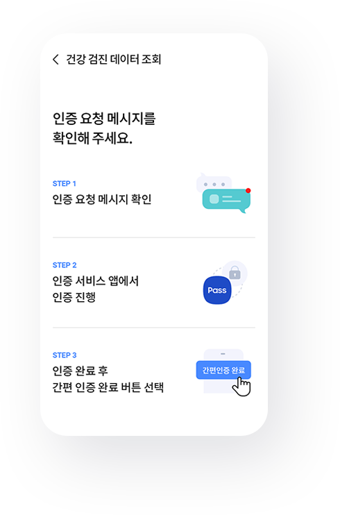 건강 검진 데이터 조회 예시 페이지